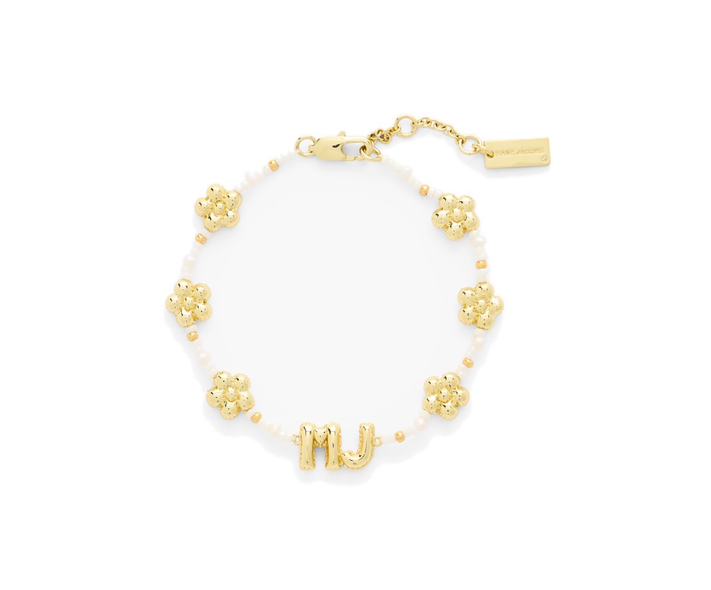 串珠MJ氣球造型手鏈 (Gold/Cream)